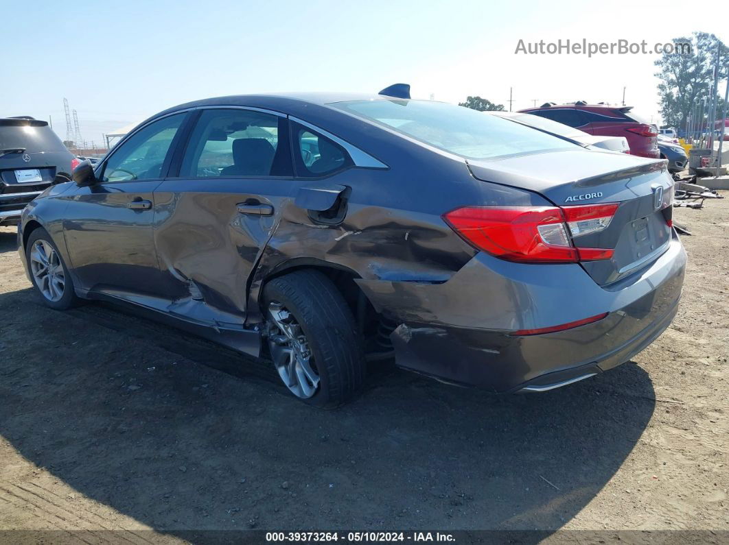 2018 Honda Accord Lx Gray vin: 1HGCV1F14JA212658