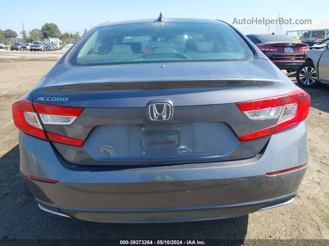 2018 Honda Accord Lx Gray vin: 1HGCV1F14JA212658