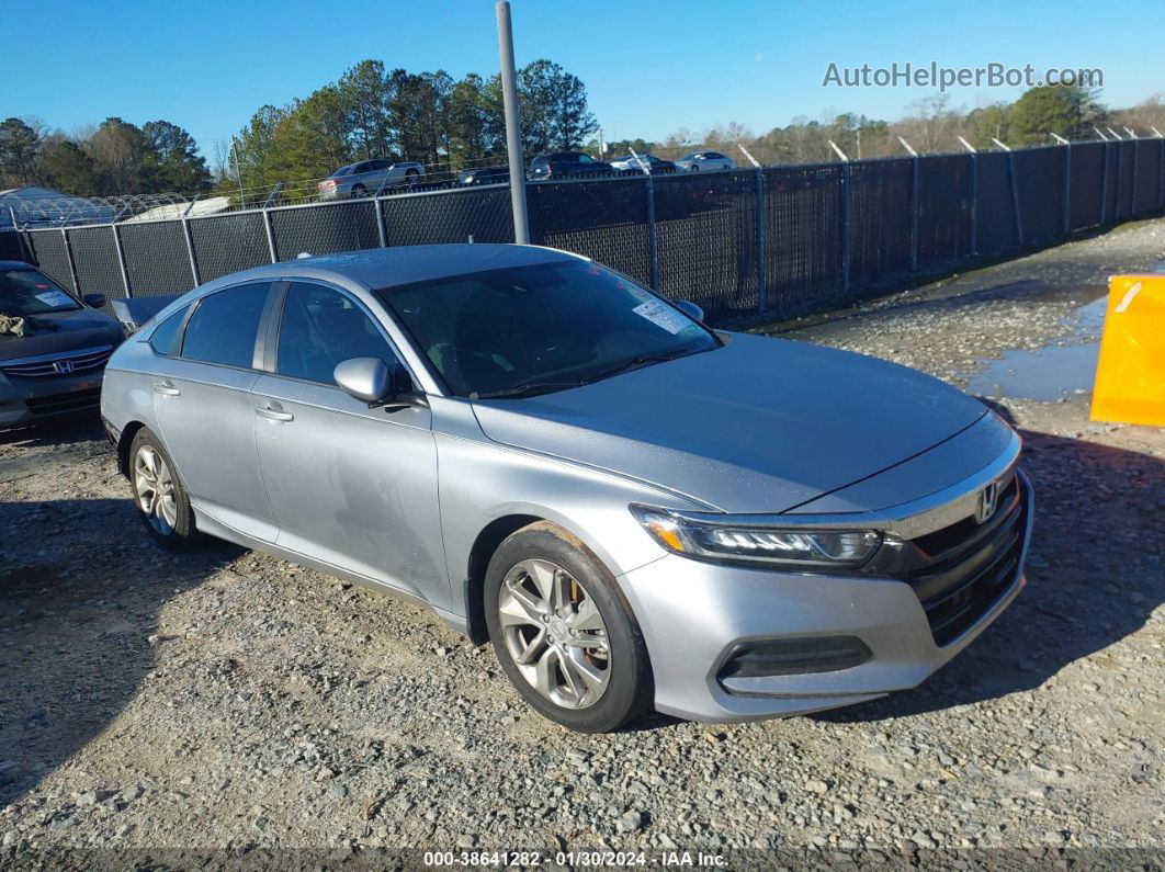 2018 Honda Accord Lx Silver vin: 1HGCV1F14JA228651