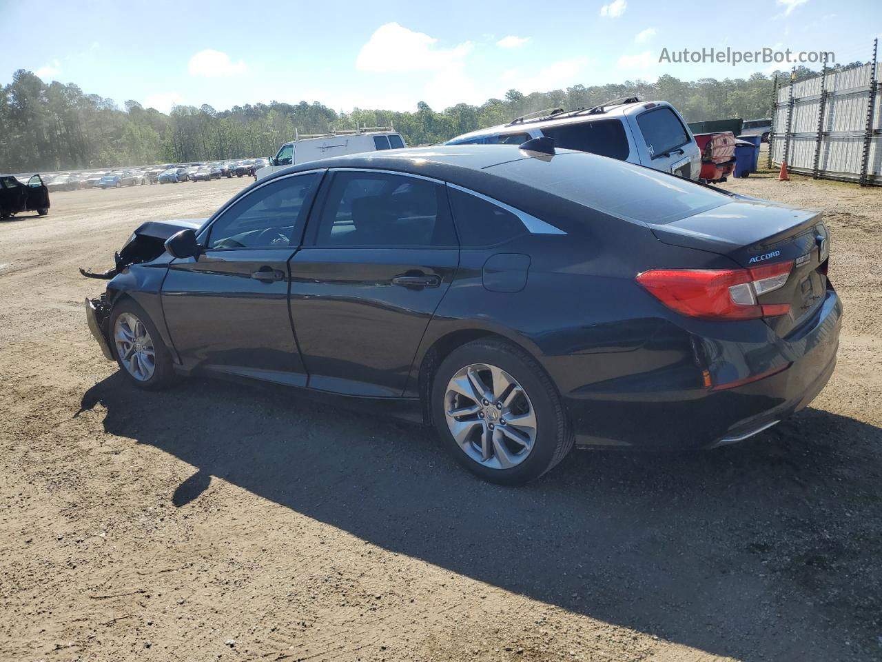 2018 Honda Accord Lx Black vin: 1HGCV1F14JA247751