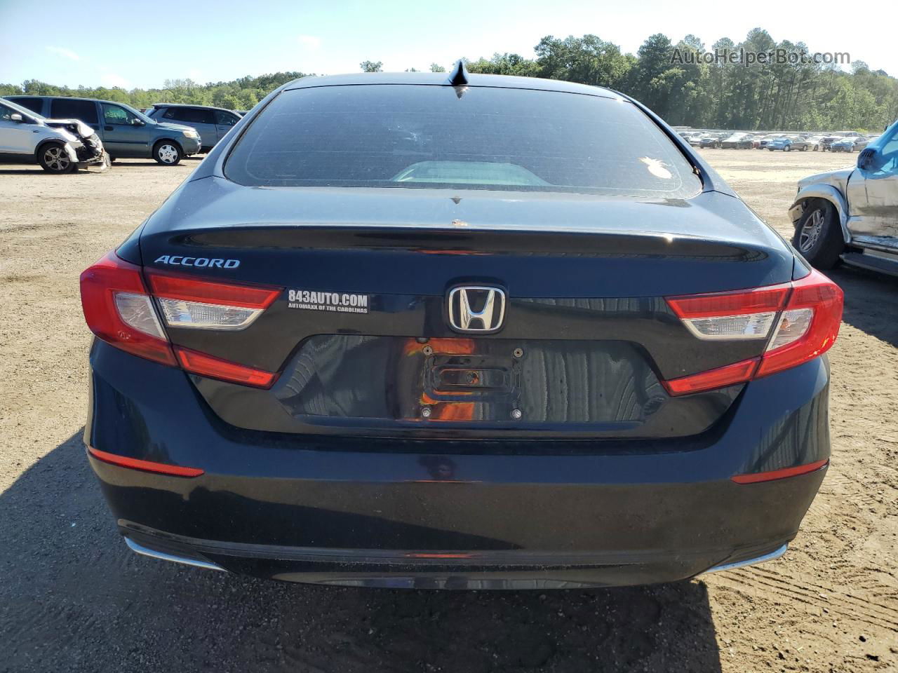 2018 Honda Accord Lx Black vin: 1HGCV1F14JA247751