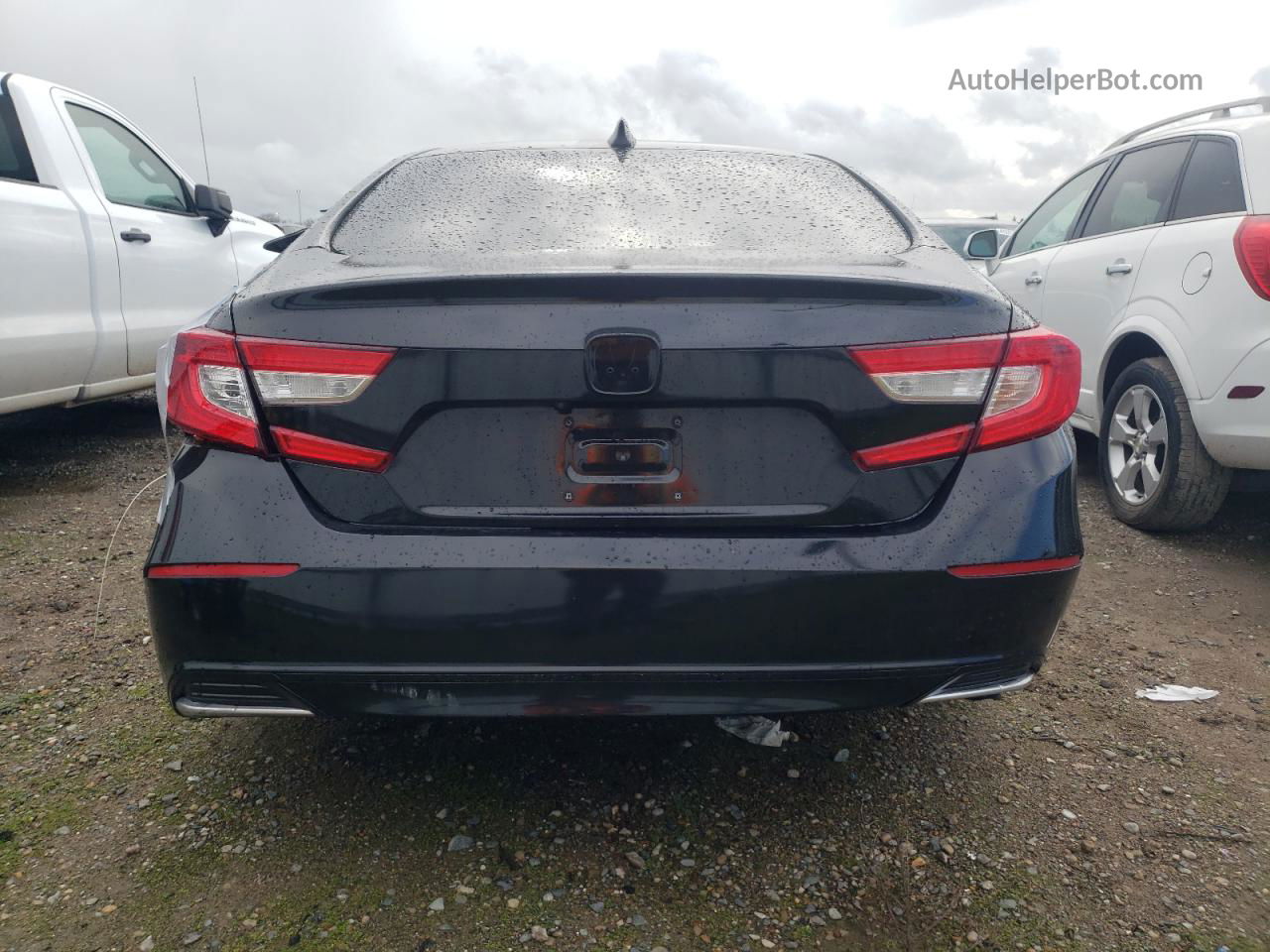 2018 Honda Accord Lx Black vin: 1HGCV1F14JA258992