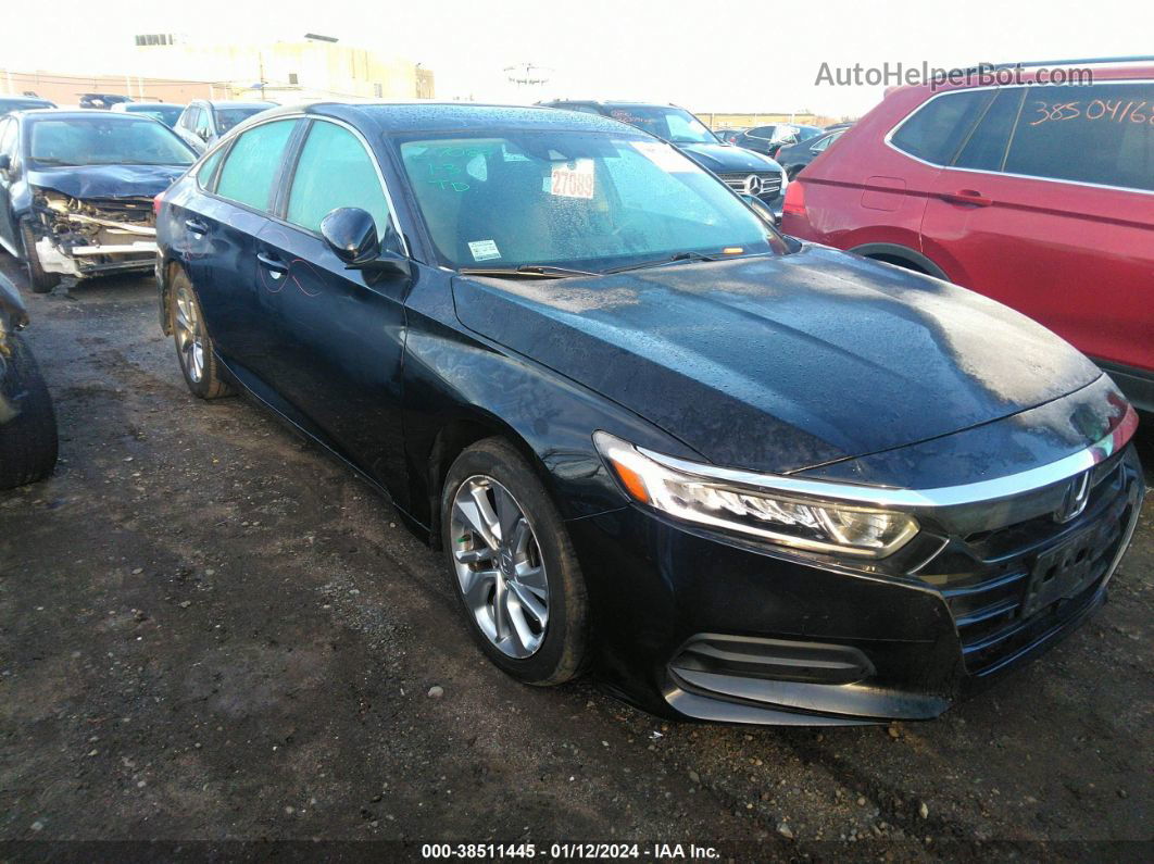 2019 Honda Accord Lx Black vin: 1HGCV1F14KA013210