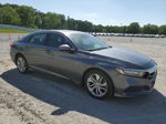 2019 Honda Accord Lx Gray vin: 1HGCV1F14KA015457