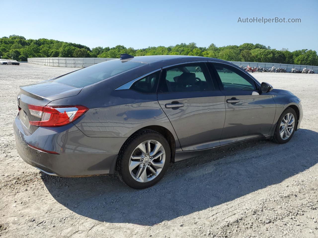 2019 Honda Accord Lx Gray vin: 1HGCV1F14KA015457