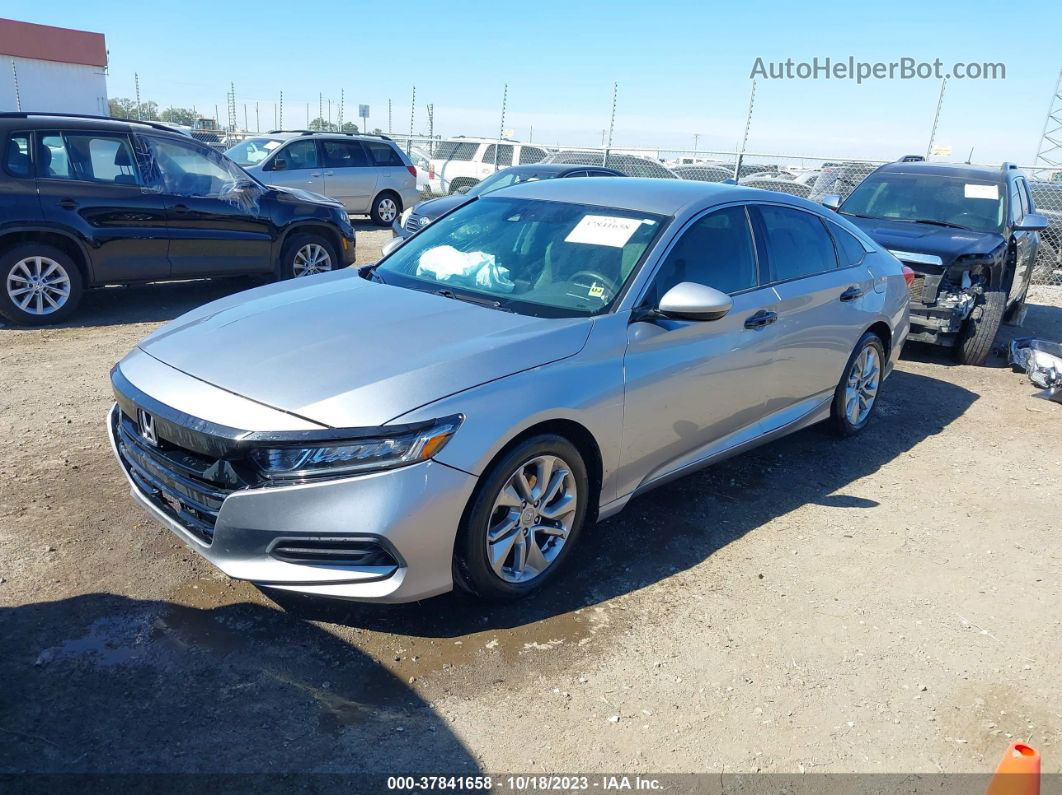 2019 Honda Accord Lx Silver vin: 1HGCV1F14KA080695