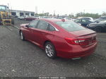 2019 Honda Accord Lx Red vin: 1HGCV1F14KA083290