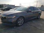 2019 Honda Accord Lx Gray vin: 1HGCV1F14KA117390