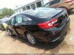 2019 Honda Accord Lx Black vin: 1HGCV1F14KA142418