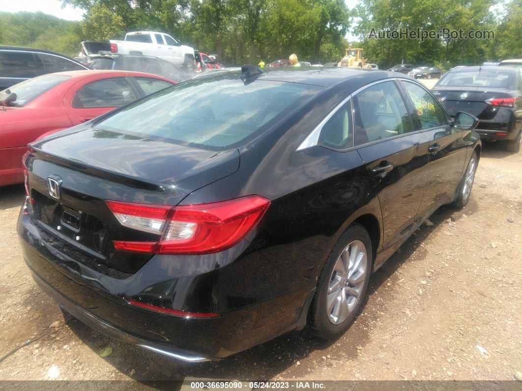 2019 Honda Accord Lx Black vin: 1HGCV1F14KA142418