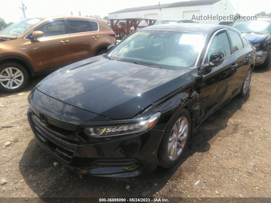 2019 Honda Accord Lx Black vin: 1HGCV1F14KA142418