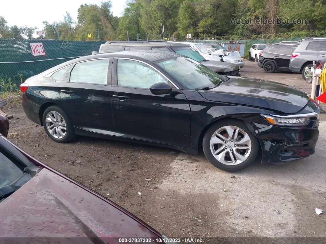 2019 Honda Accord Lx Black vin: 1HGCV1F14KA153354