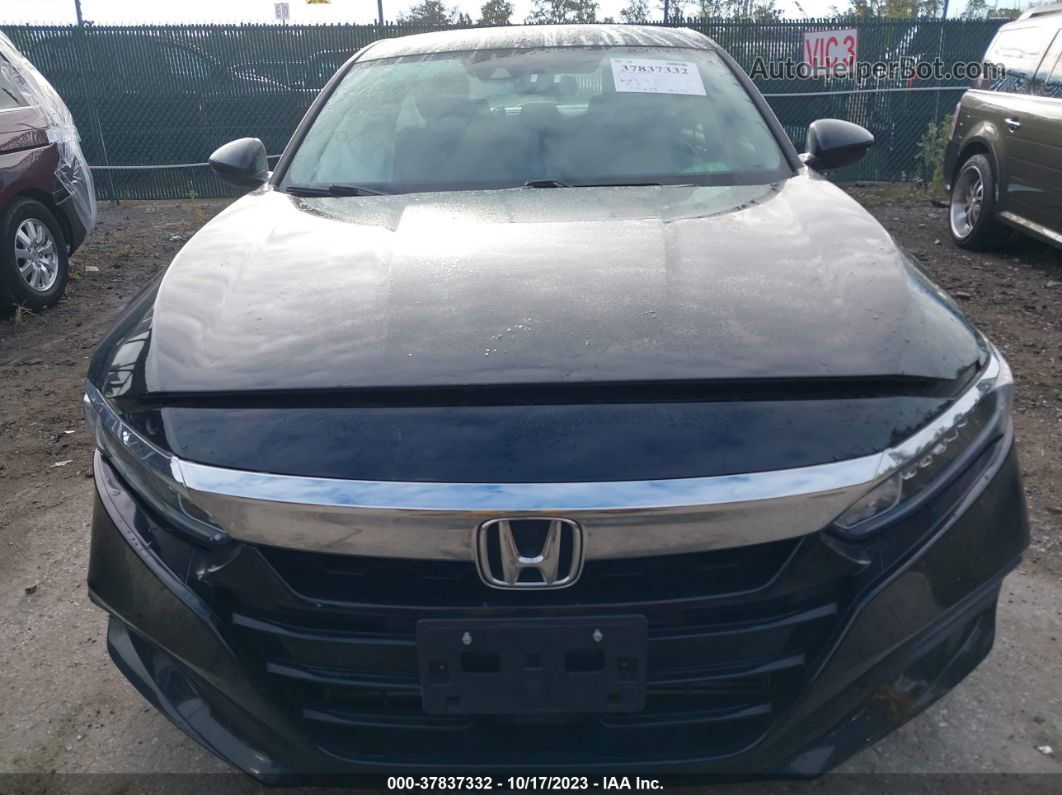 2019 Honda Accord Lx Black vin: 1HGCV1F14KA153354