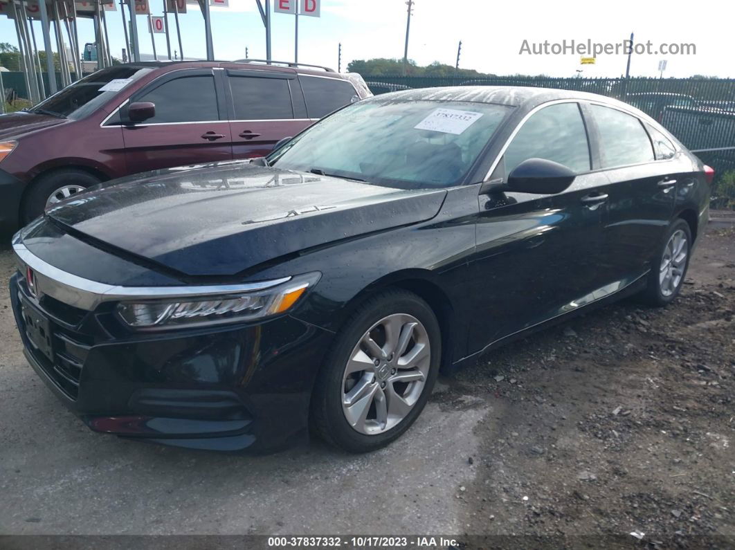 2019 Honda Accord Lx Black vin: 1HGCV1F14KA153354