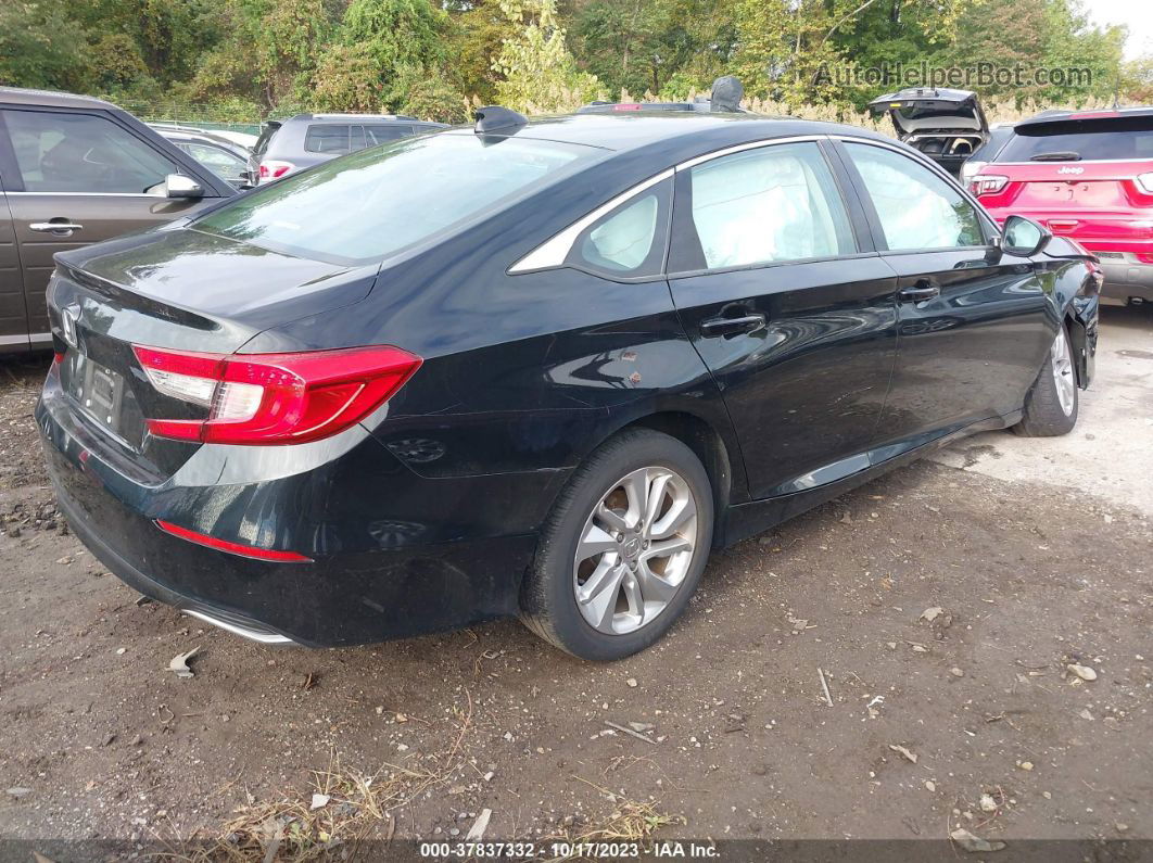 2019 Honda Accord Lx Black vin: 1HGCV1F14KA153354