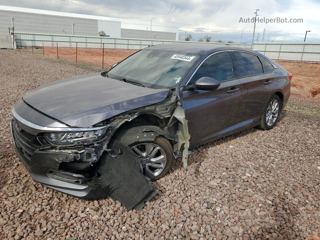 2020 Honda Accord Lx Gray vin: 1HGCV1F14LA022622