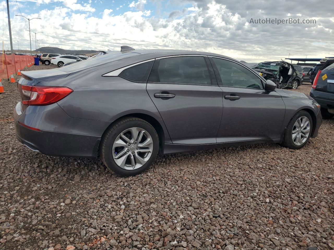 2020 Honda Accord Lx Gray vin: 1HGCV1F14LA022622