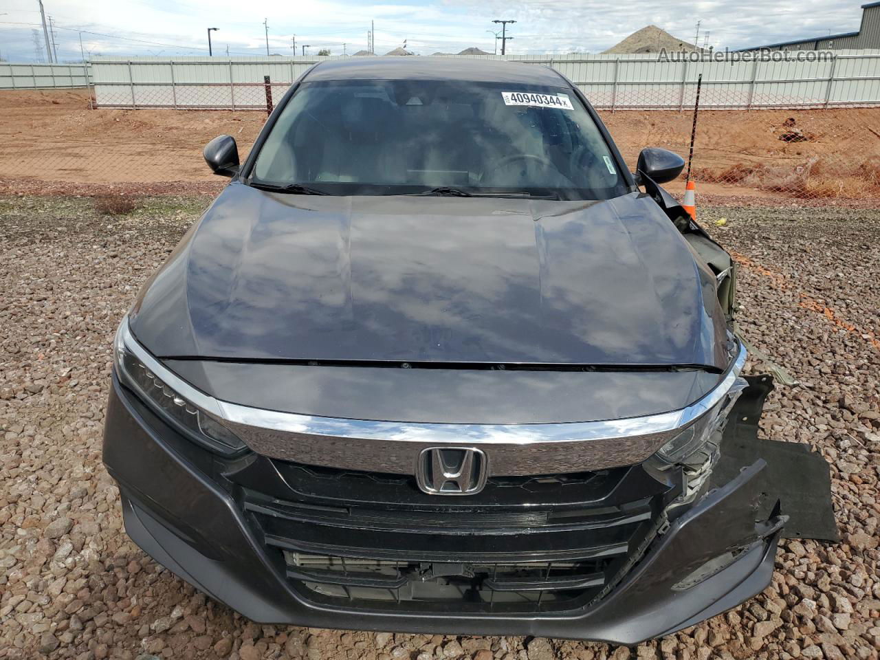 2020 Honda Accord Lx Gray vin: 1HGCV1F14LA022622