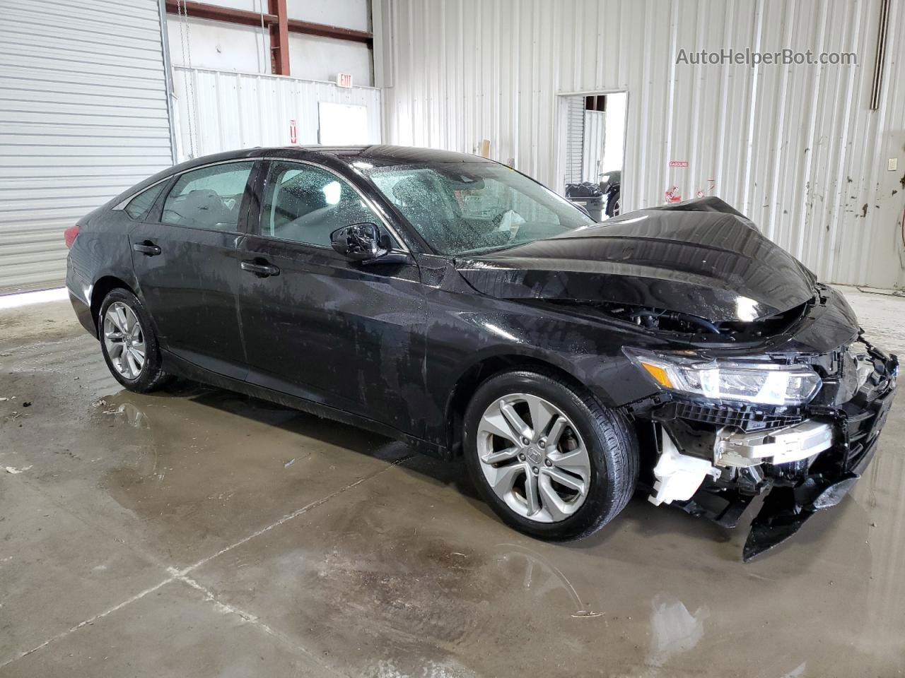 2020 Honda Accord Lx Black vin: 1HGCV1F14LA037248