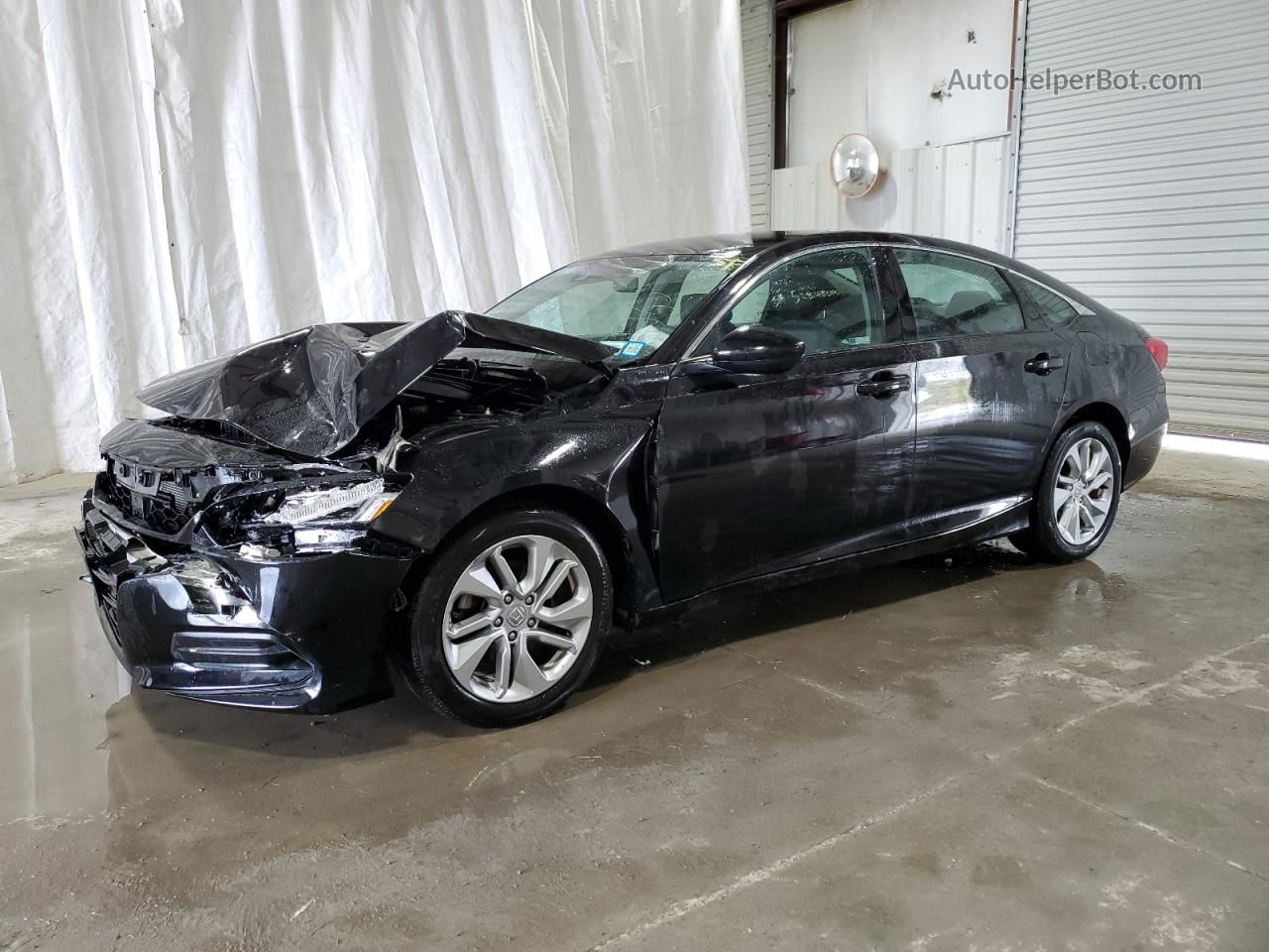 2020 Honda Accord Lx Black vin: 1HGCV1F14LA037248