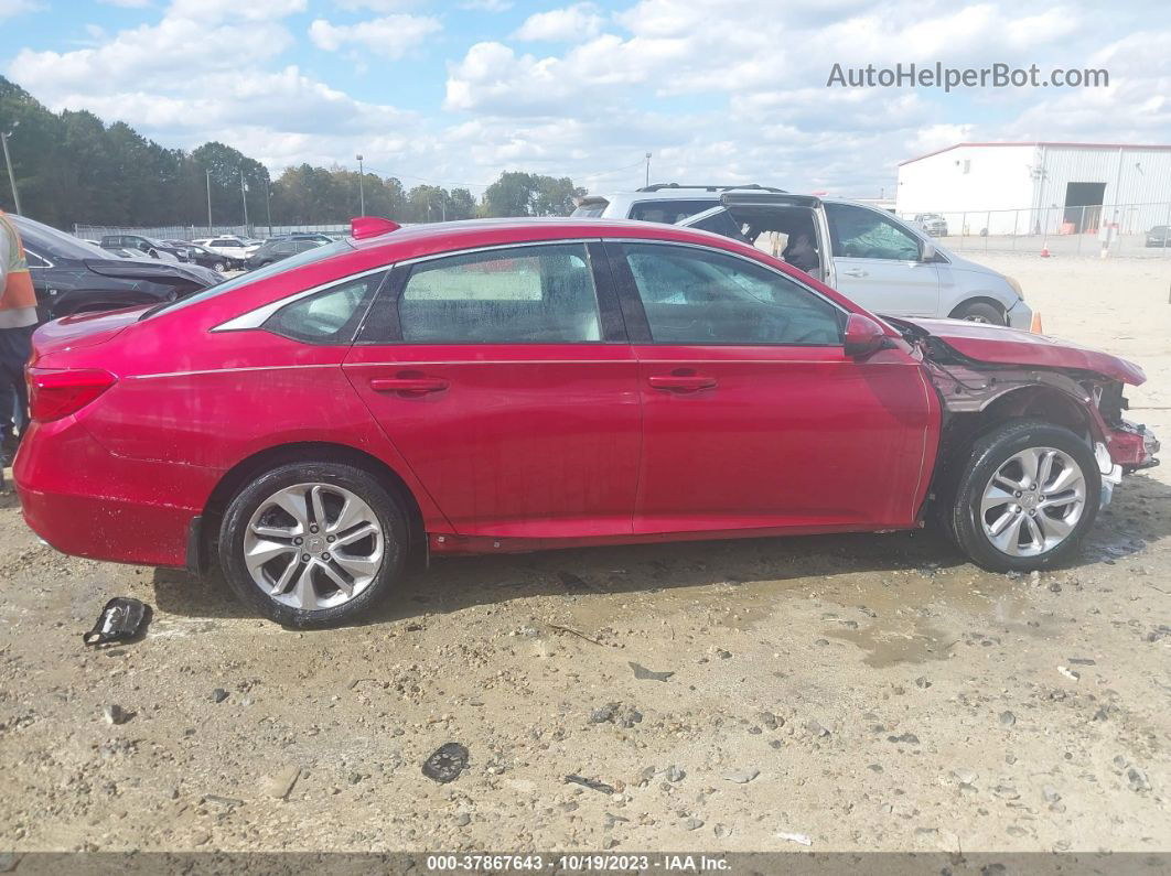 2020 Honda Accord Lx Red vin: 1HGCV1F14LA131193