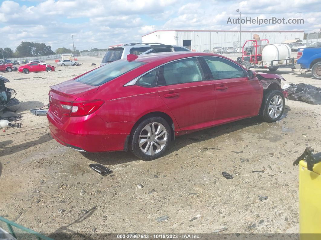 2020 Honda Accord Lx Red vin: 1HGCV1F14LA131193