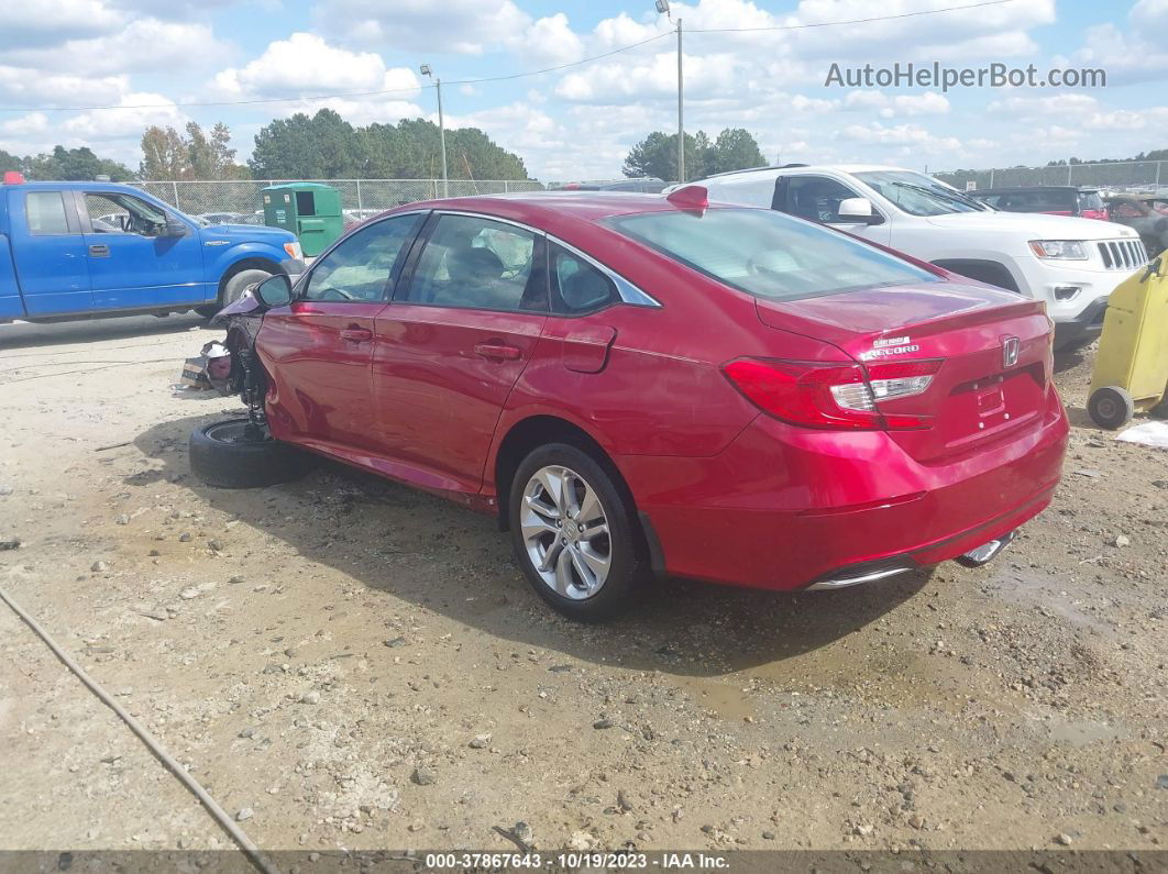 2020 Honda Accord Lx Red vin: 1HGCV1F14LA131193