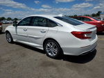 2018 Honda Accord Lx White vin: 1HGCV1F15JA009570