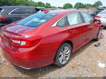 2018 Honda Accord Lx Burgundy vin: 1HGCV1F15JA077092