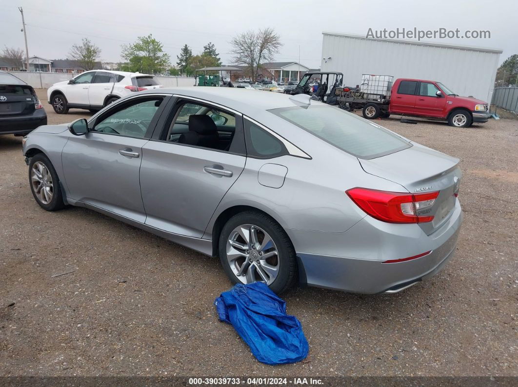 2018 Honda Accord Lx Silver vin: 1HGCV1F15JA109443