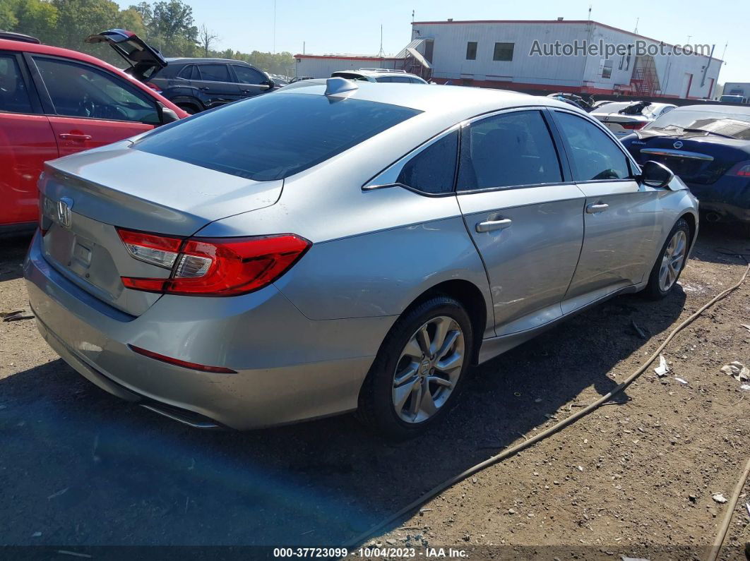 2018 Honda Accord Sedan Lx 1.5t Silver vin: 1HGCV1F15JA122001