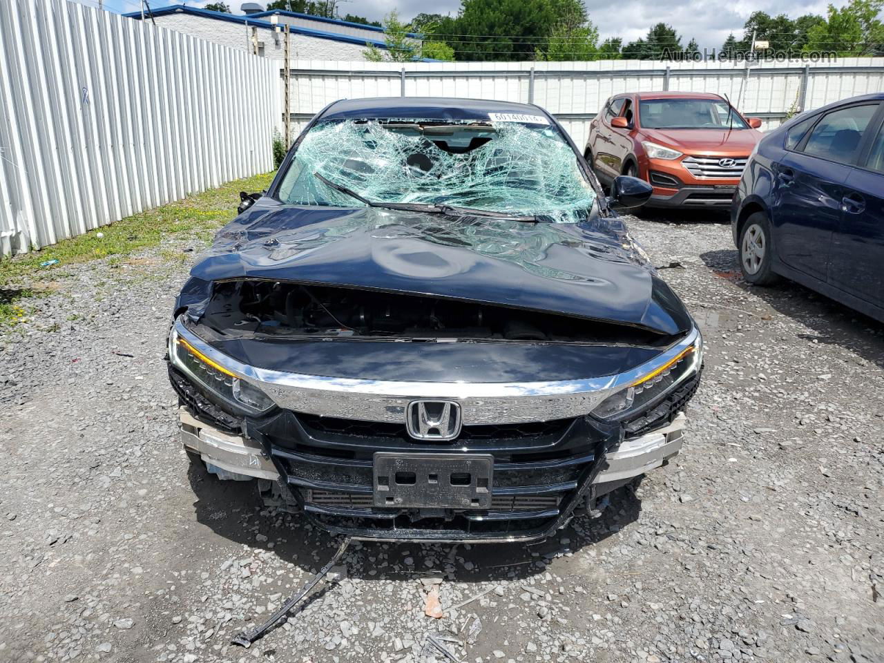 2018 Honda Accord Lx Black vin: 1HGCV1F15JA172199