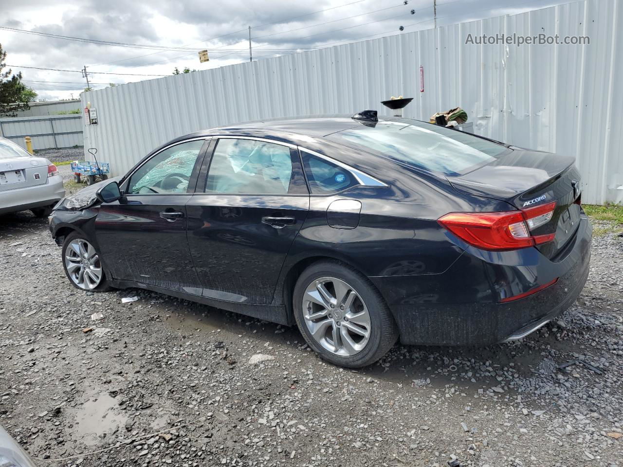 2018 Honda Accord Lx Black vin: 1HGCV1F15JA172199