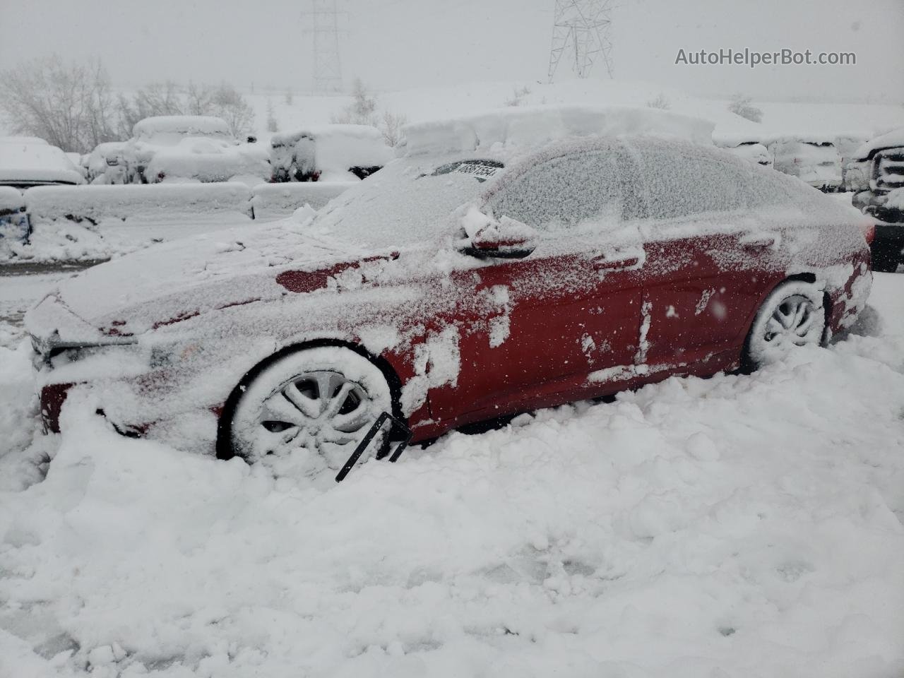 2018 Honda Accord Lx Red vin: 1HGCV1F15JA181906