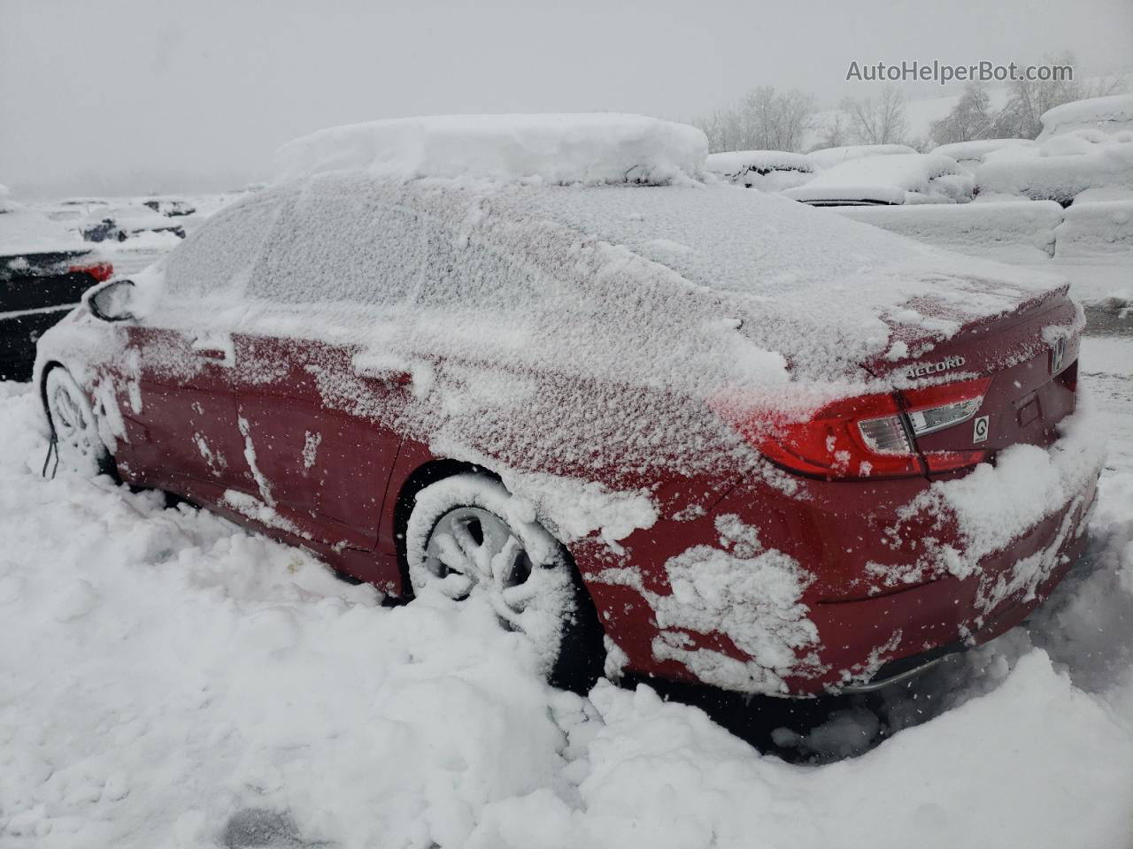 2018 Honda Accord Lx Red vin: 1HGCV1F15JA181906