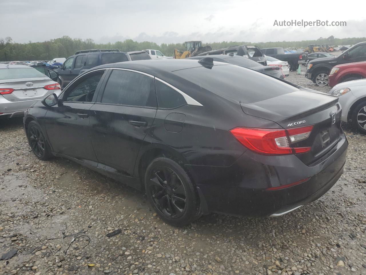 2018 Honda Accord Lx Black vin: 1HGCV1F15JA190413