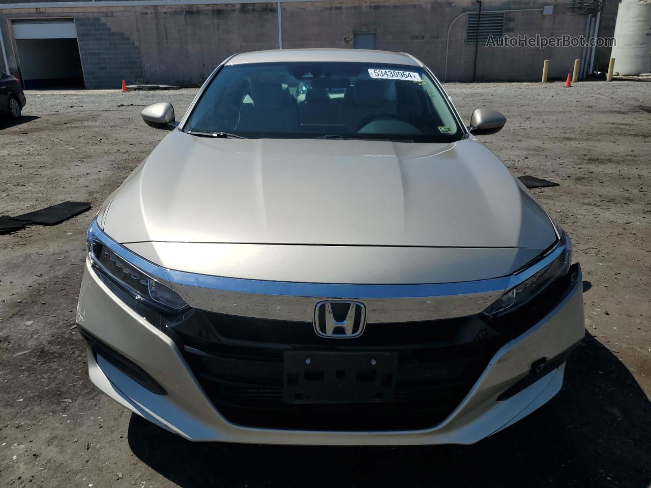 2018 Honda Accord Lx Beige vin: 1HGCV1F15JA194185