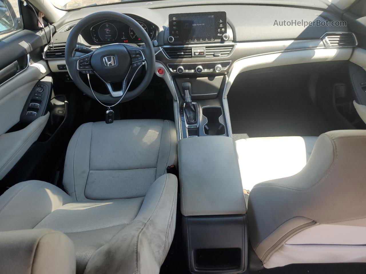 2018 Honda Accord Lx Beige vin: 1HGCV1F15JA194185