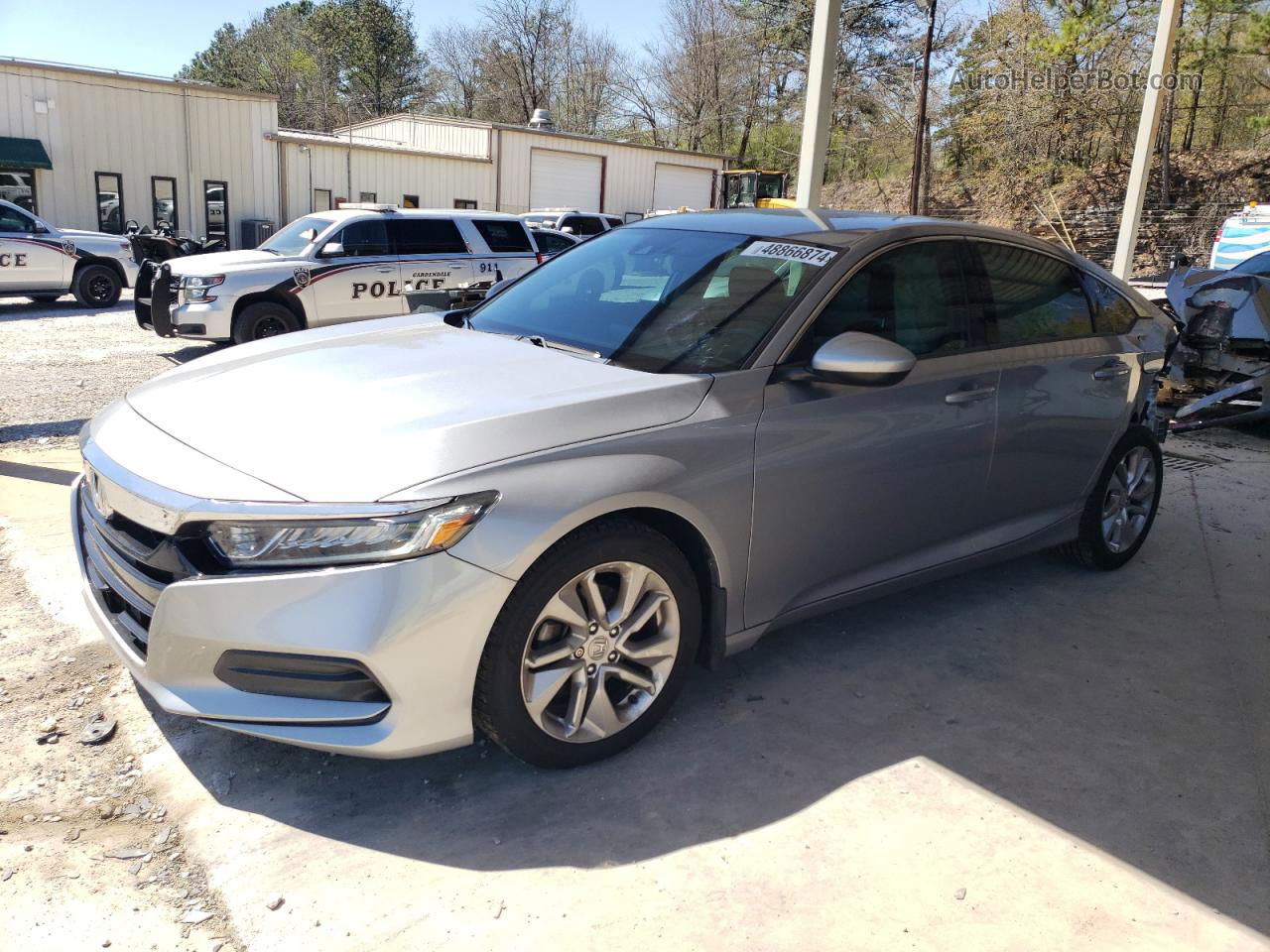 2018 Honda Accord Lx Silver vin: 1HGCV1F15JA211387