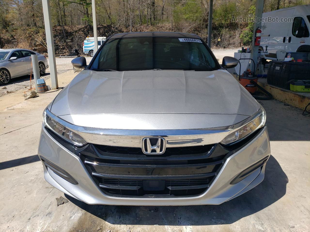 2018 Honda Accord Lx Silver vin: 1HGCV1F15JA211387