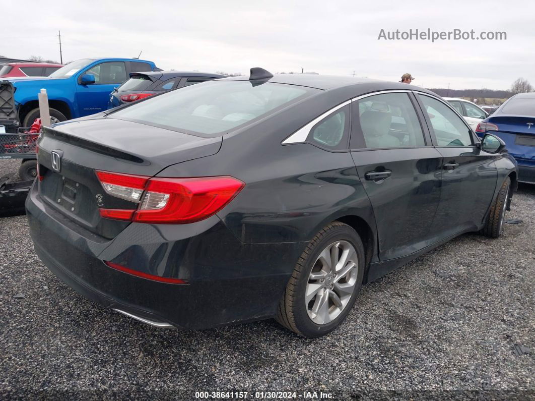 2018 Honda Accord Lx Черный vin: 1HGCV1F15JA257883