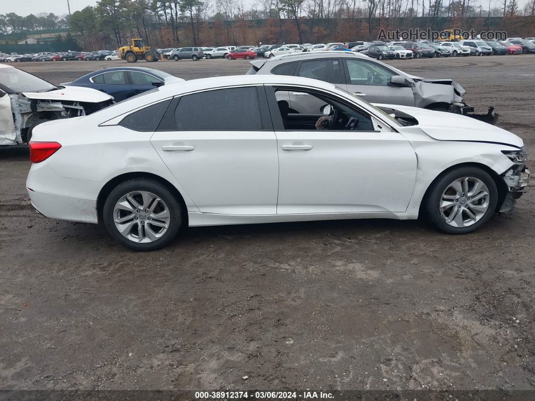 2019 Honda Accord Lx White vin: 1HGCV1F15KA084593