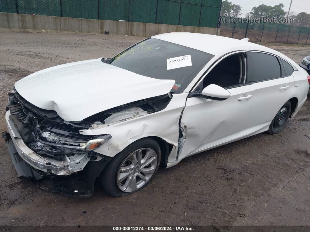 2019 Honda Accord Lx White vin: 1HGCV1F15KA084593