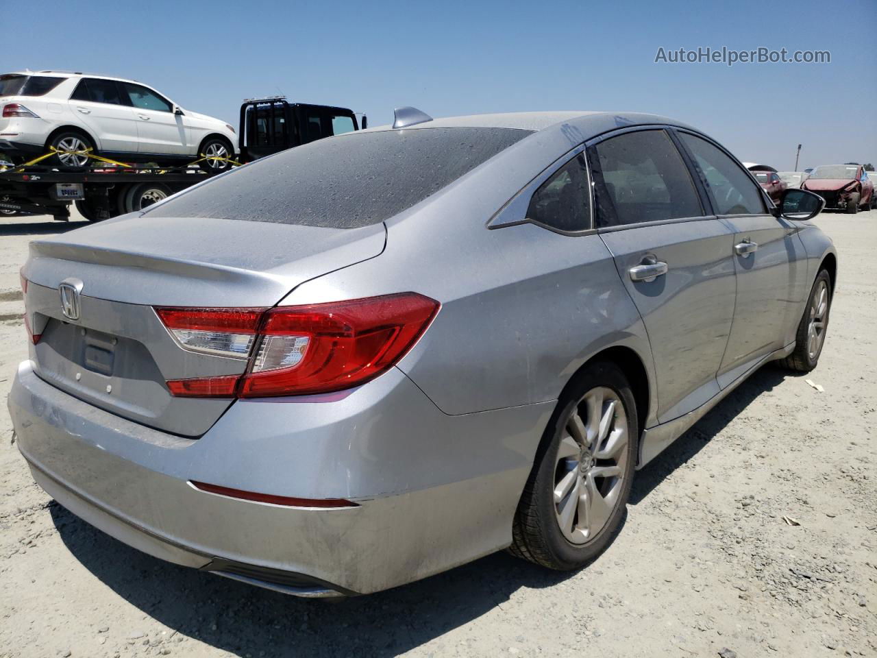 2019 Honda Accord Lx Silver vin: 1HGCV1F15KA085937