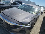 2019 Honda Accord Lx Gray vin: 1HGCV1F15KA086652