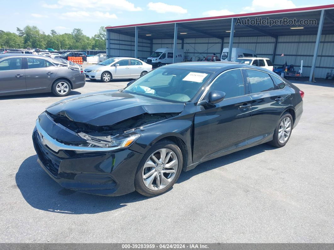 2019 Honda Accord Lx Black vin: 1HGCV1F15KA102199