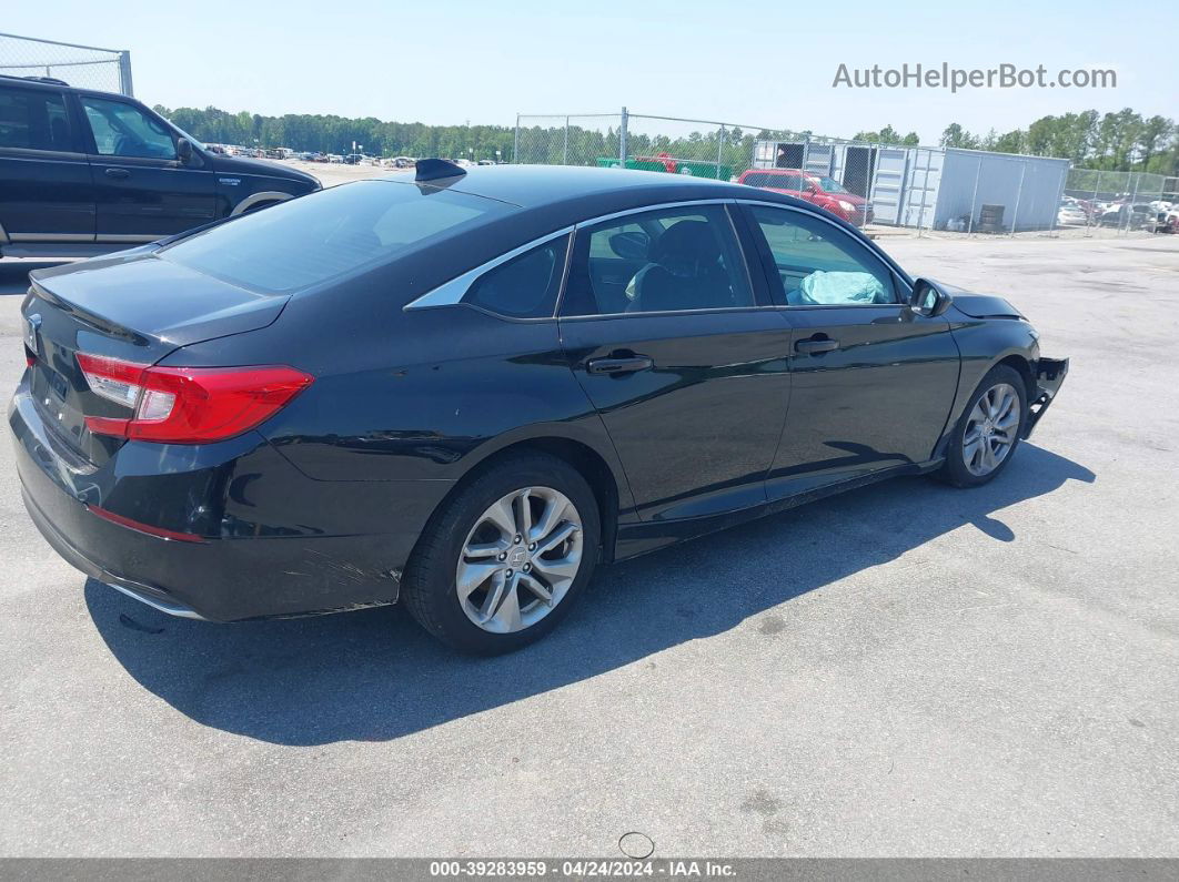 2019 Honda Accord Lx Black vin: 1HGCV1F15KA102199