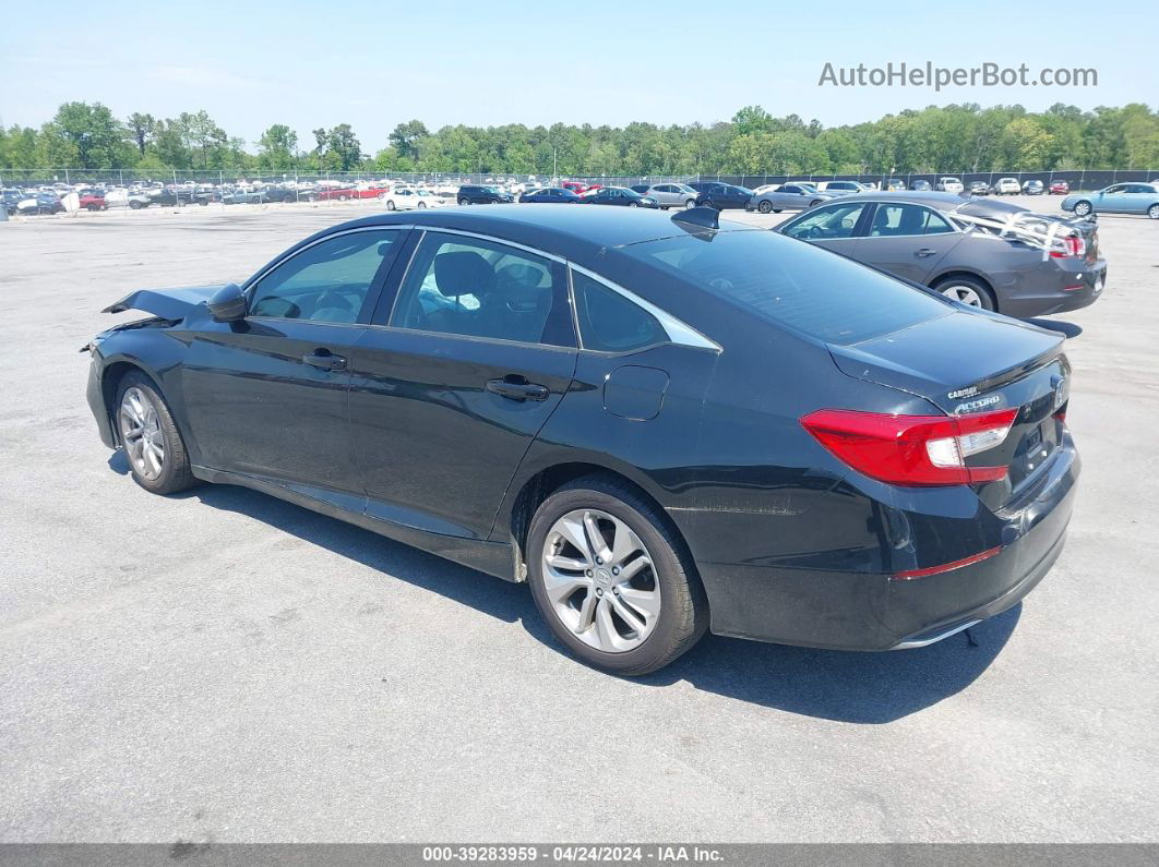 2019 Honda Accord Lx Black vin: 1HGCV1F15KA102199