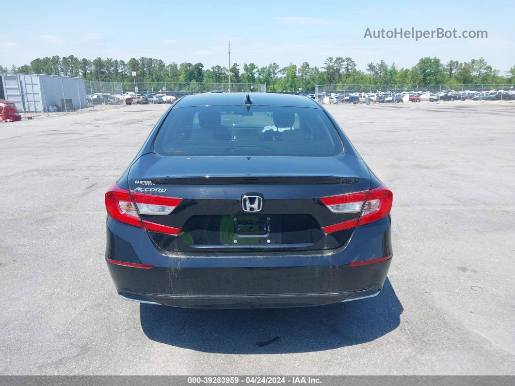 2019 Honda Accord Lx Black vin: 1HGCV1F15KA102199