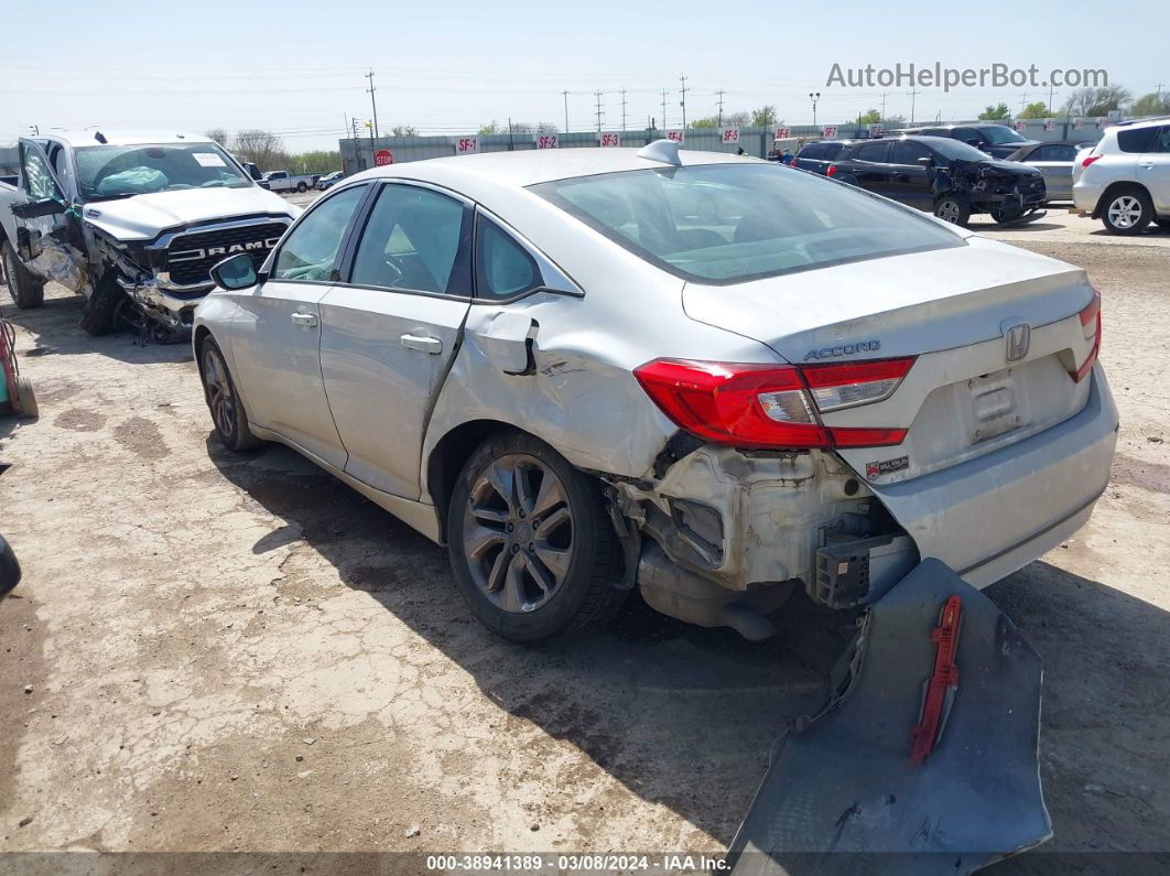 2019 Honda Accord Lx White vin: 1HGCV1F15KA118709